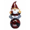 Forever Collectibles Forever Collectibles Miami Heat Gnome Sitting on Team Logo GNOMEBKTMIALG